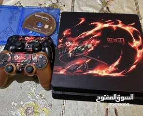  1 Ps4 1T وكالة +cd uncharted+ ايدتين اصليات فقط 180