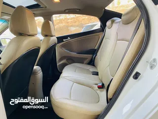  7 هونداي اكسنت 2017  فل اوتماتك بنزين ماتور 1600   فل اضافات صلاة النبي بحالية ممتازة جداً الله يبارك