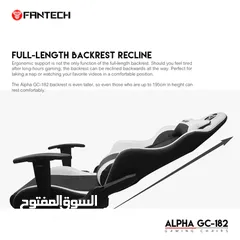  4 كرسي العاب فانتيك جديد متوفر عدة اللوان FANTECH ALPHA GC-182 GAMING CHAIR  Red