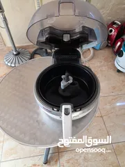  4 طاوله ستالس مع قلايه كهرباء