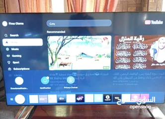  4 شاشة سامسونغ 65 انش شبه جديده للبيع