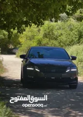  10 سكودا أوكتاڤيا 2019 للبيع لون بني دفع امامي السيارة ماطور 2000 بنزين عداد ديجيتال بصمة شاشة