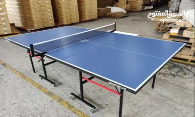  1 طاولة تنس نخب نوع صيني مع عجلات