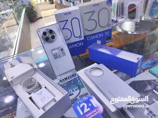  1 حبه عن الجديده CAMON 30 5G جيجا 512 رام 24 معه كامل اغراضو وسماعه الاصلية متوفر توصيل