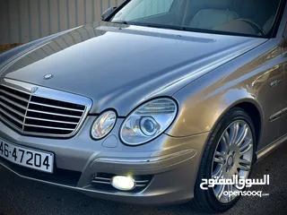  9 مرسيدس e200 موديل 2008 فحص كامل فل كامل اعلا المواصفات مميزة جدا بنظافتها