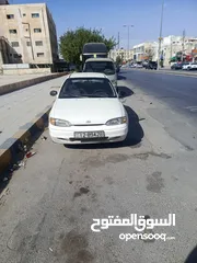 6 هيونداي اكسنت 1996 لون ابيض