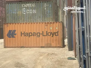  14 حاويات(‏container)20 +40 قدم للبيع مجمرك  وغير مجمرك و عالي وستاندر وحاويات مبردة ******************