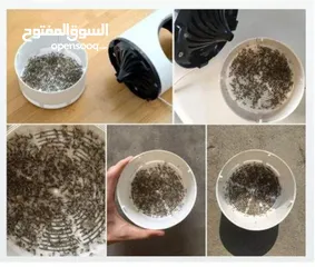  6 مصباح البعوض  مصيدة البعوض الفعالة باستخدام ضوء LED الأرجواني حتى توقع البعوض  شبكة مكاف