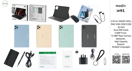  2 TAB MODIO M91 ( 512GB ) / RAM 12 NEW //// تاب موديو ام 91 ذاكره 512 الرام 12 الجديد
