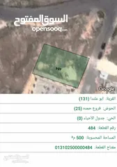  4 ارض مميزة جدا للبيع  في ابو علندا نص دونم و منطقة توفر جميع الخدمات فيها والسعر قابل للتفاوض