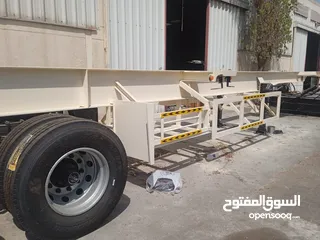  5 40Ft long skeleton trailer