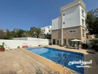  1 3 BR + Maid’s Room Townhouse with Pool & Gym in Qurum