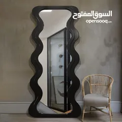  5 مرايا ستاند بإطار مخملي غاية الجمال بعدة الوان واشكال لمسة من الأناقة في منزلك