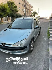  12 بيجو 206 اوتوماتيك 2005 بحالة ممتازة