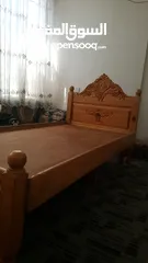  2 سرير نفر سويدي خشب اصلي من القديم 190×90
