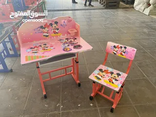  4 مكتب مع معقد دراسي للأطفال