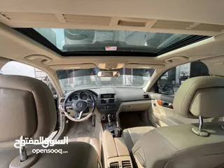  8 مرسيدس c350  موديل 2011 النسخة الرياضية AMG جميع الكماليات فل اوبشن  v6 نظيفة جدا للبيع