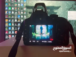  13 نيكون 3300d حال الوكاله  شتر قليل  عدسه 18/55 ستراب  وصلات  ترايبود  شاحن  بطاريه