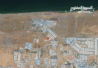  3 ارض سكنية للبيع في موقع ممتاز ووسط البيوت في ولاية بركاء - ابو النخيل مساحتها 643 متر ب22 ألف