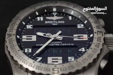  2 Breitling Cockpit B50 Professional EB5010 Black Dial Titanium full set box paper