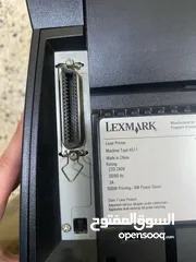  10 طابعة lexmark الاصلية اسراءيلة مش ملونة يوجد معها شاحن شغالة حبرها رخيص بالاسواق ممتازة للمکاتب