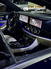  11 مارسيدس E-Class E300 2019 نيلي داخل جلد اوف وايت