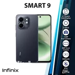  3 انفنكس Smart 9 جديد بالكرتونة كفالة الوكيل الرسمي