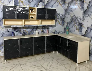  2 كاونتر خشب تركي mdf قياس مترين وسنك متر وعشرين