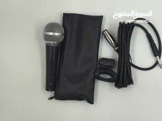  1 للبيع: مايكروفون احترافي SM58 – الصوت الأسطوري! والسعر الممتاز