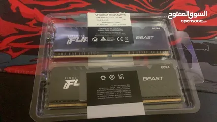  3 16gb Kingston Fury LED. 3600mhz / cl17