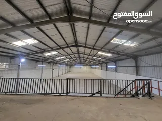  5 هنجر للإيجار صناعي عمان - عين الباشا مساحات من 400م2 الى 4700م2 صناعات خفيفه ومتوسطة هناجر ومستودعات