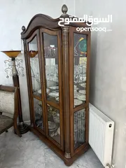  4 Elegant Dining Room Set, Couches, and Display Dresser