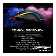  4 ماوس Fantech X16 Thor