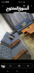  3 طقم كنب مورس عشر مقاعد تنتين ثلاثية وأربعة مفردة خشب زان تقيل بحالة جيدة