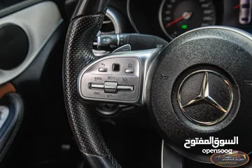  17 Mercedes C200 2019 Mild hybrid Amg kit Night Package   السيارة وارد الشركة و قطعت مسافة 83,000 كم