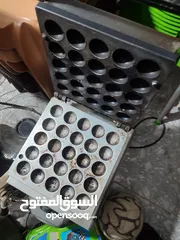  3 ماكنة سلش ثلاث عيون نوعيه الافضل بالاسواق هاسك .. مع عرباي مخصصه لها حديد ..كمان عده مماكنة سبريسو