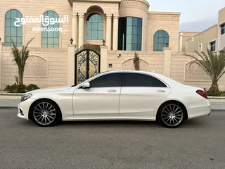  3 مرسيدس S 400 خمس فصوص، خليجي موديل 2015، صبغة وكالة، وبحالة الوكالة كامل قمه في النظافه .