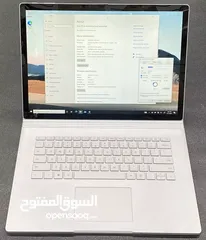  2 Microsoft Surface book 3 15 With NVidia Core i7 10th 16GB Ram256GB SSD لابتوب مايكروسوفت حالة ممتازة