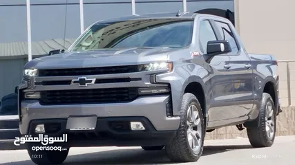  5 شفروليه سلفرادو 2021 RST Z71  فحص كامل 7 جيد  كلين تايتل جمرك جديد كلين كارفاكس محرك ديزل 6 سلندر