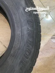  10 جوز 245/70/16 دنلوب ياباني نظيف