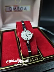  1 14 Karat White Gold Vintage Omega 1977 Mechanical Ladies watch