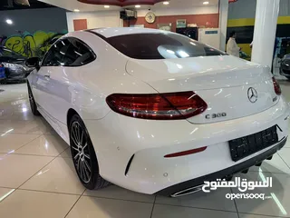  20 مرسيدس C300 Coupe  موديل 2017 خليجي فل اوبشن بحاله ممتازه