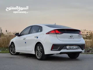  19 هونداي ايونك 2020 hybrid- الشكل الجديد فحص كامل7جيد جمرك جديد أبيض لؤلؤي