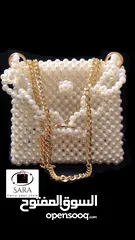  2 HANDMADE beads bags