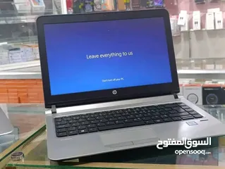  3 جهاز لابتوب من شركه hp proBookG3 الحيل السادس برام 8 وهارديسك 256