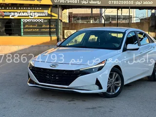  1 For Sale Hyundai Elantra Hybrid 2021   للبيع هايبرد هيونداي النترا1600 CC