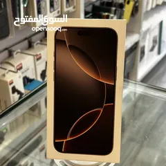  1 iPhone 16 Promax 256G New Middle East  Desert Titanium