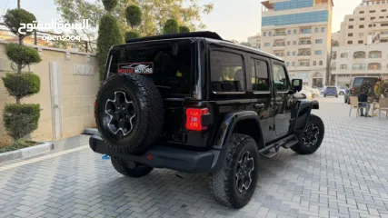  17 جيب رابيكون ترخيص 2022 محرك 2000 هايبرد plugin/يقطع على الشحنه 30 كيلو 375 حصان