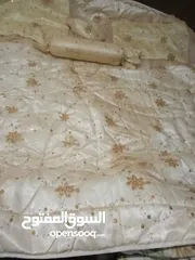  1 شرشف  عرايسي شبه جديد