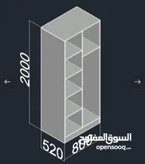  6 خزانة ملابس موردن ببابين  الاناقة صارت أوضح من اي وقت  خزانة بيضا بلمسة خشب طبيعي تعطي الغرفة الجمال